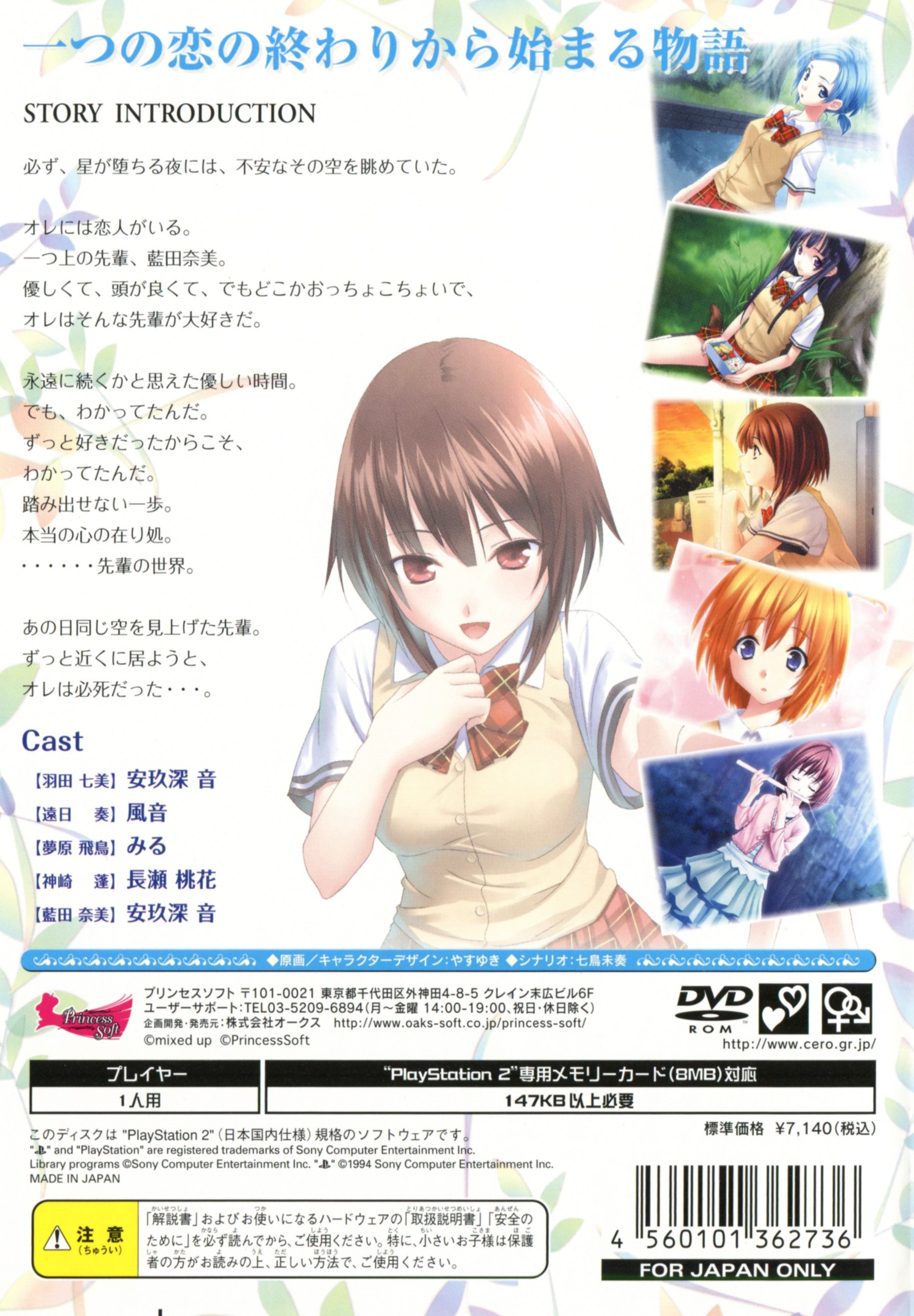 StarTRain - Your Past Makes Your Future PS2 cover