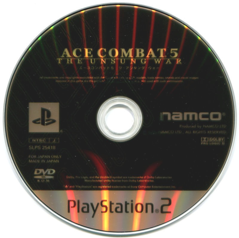 Ace Combat 5 - The Unsung War PS2 cover
