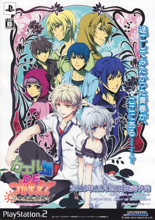 Kaeru Batake DE Tsukamaete Natsu Senbokuryou Sansen PS2 cover