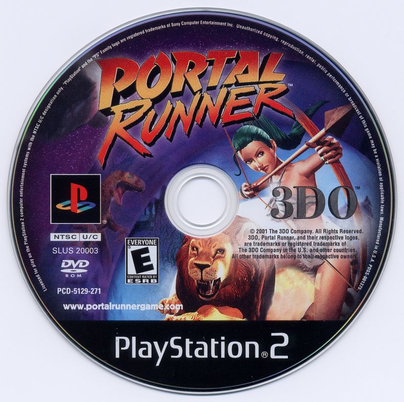 Portal Runner PS2 cover