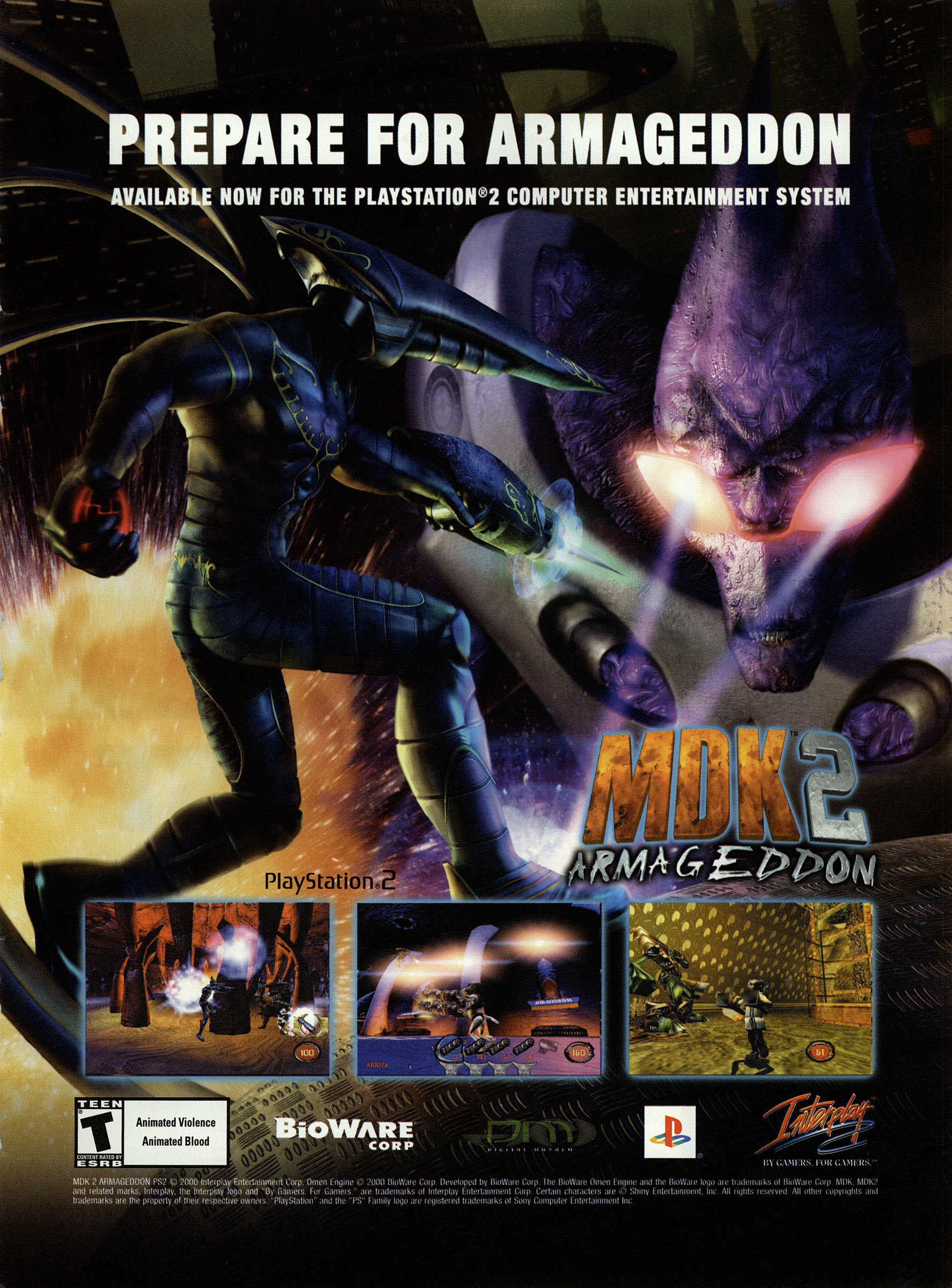 MDK 2 - Armageddon PS2 cover