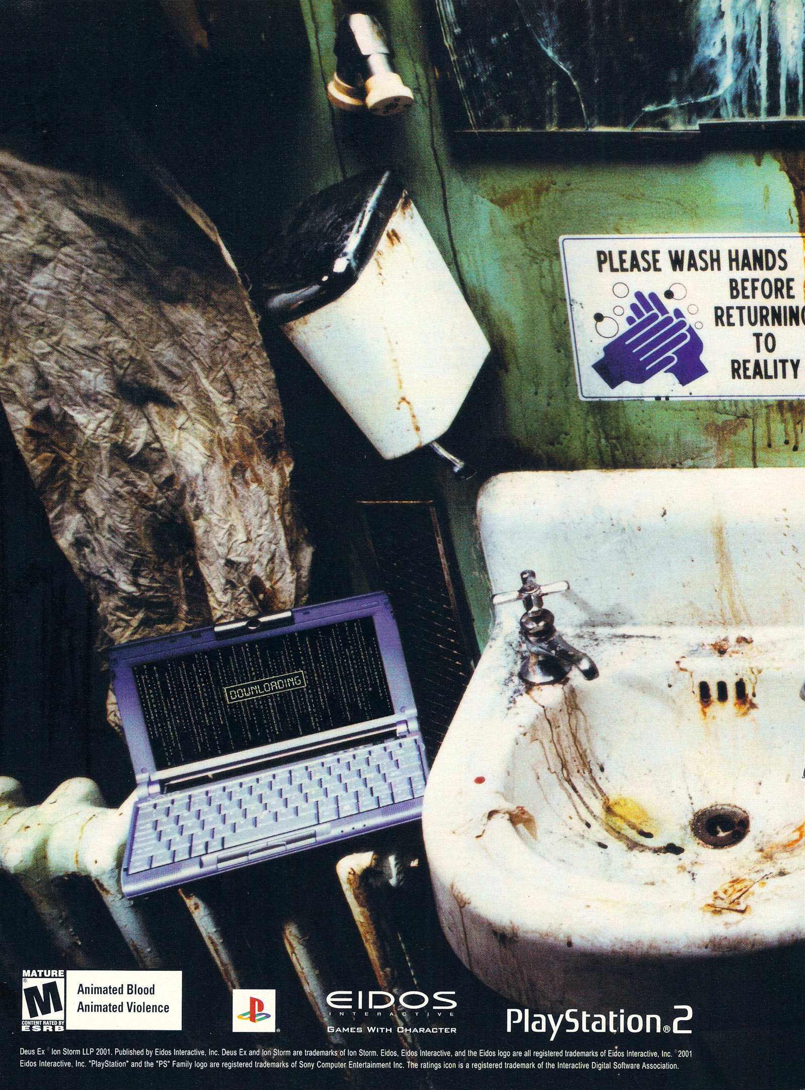 Deus Ex - The Conspiracy PS2 cover