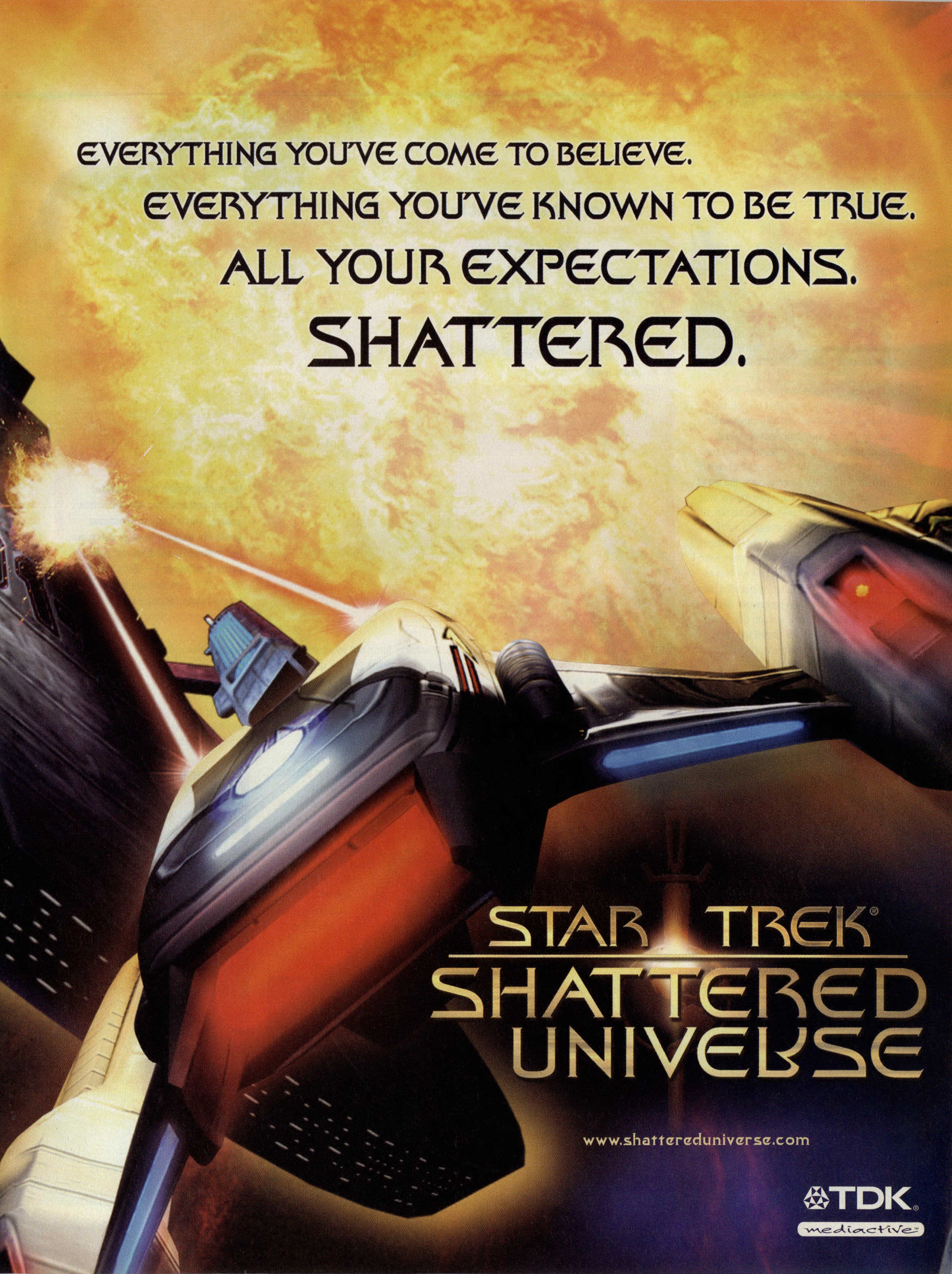 Star Trek - Shattered universe PS2 cover