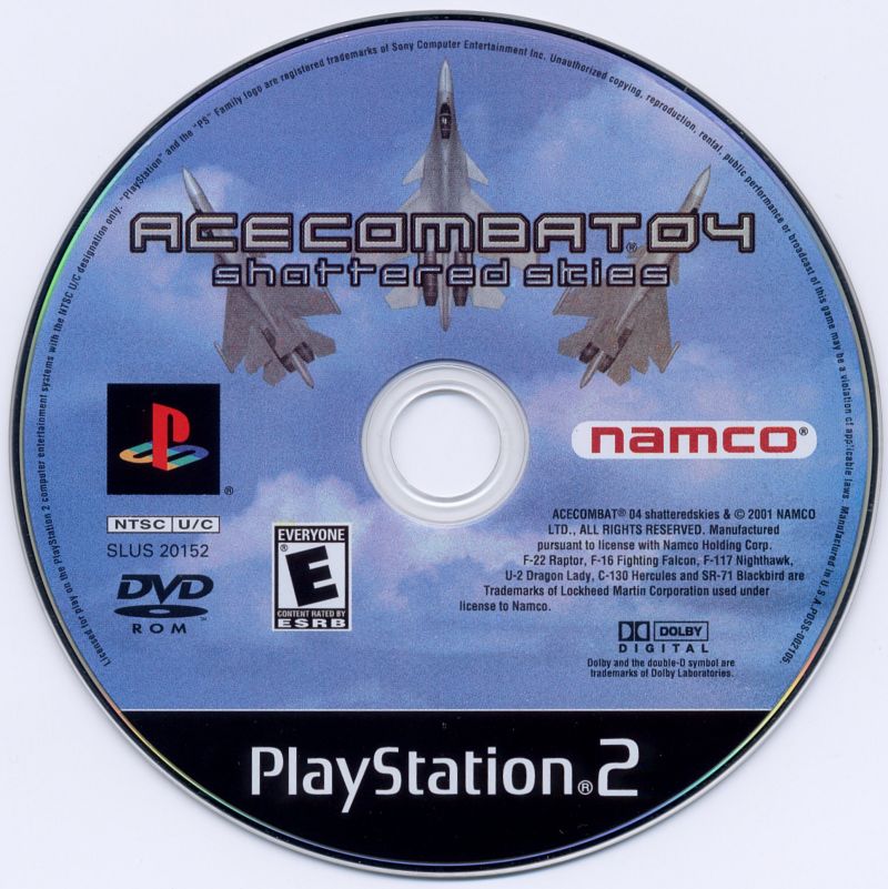 Ace Combat - Shattered Skies PS2 cover