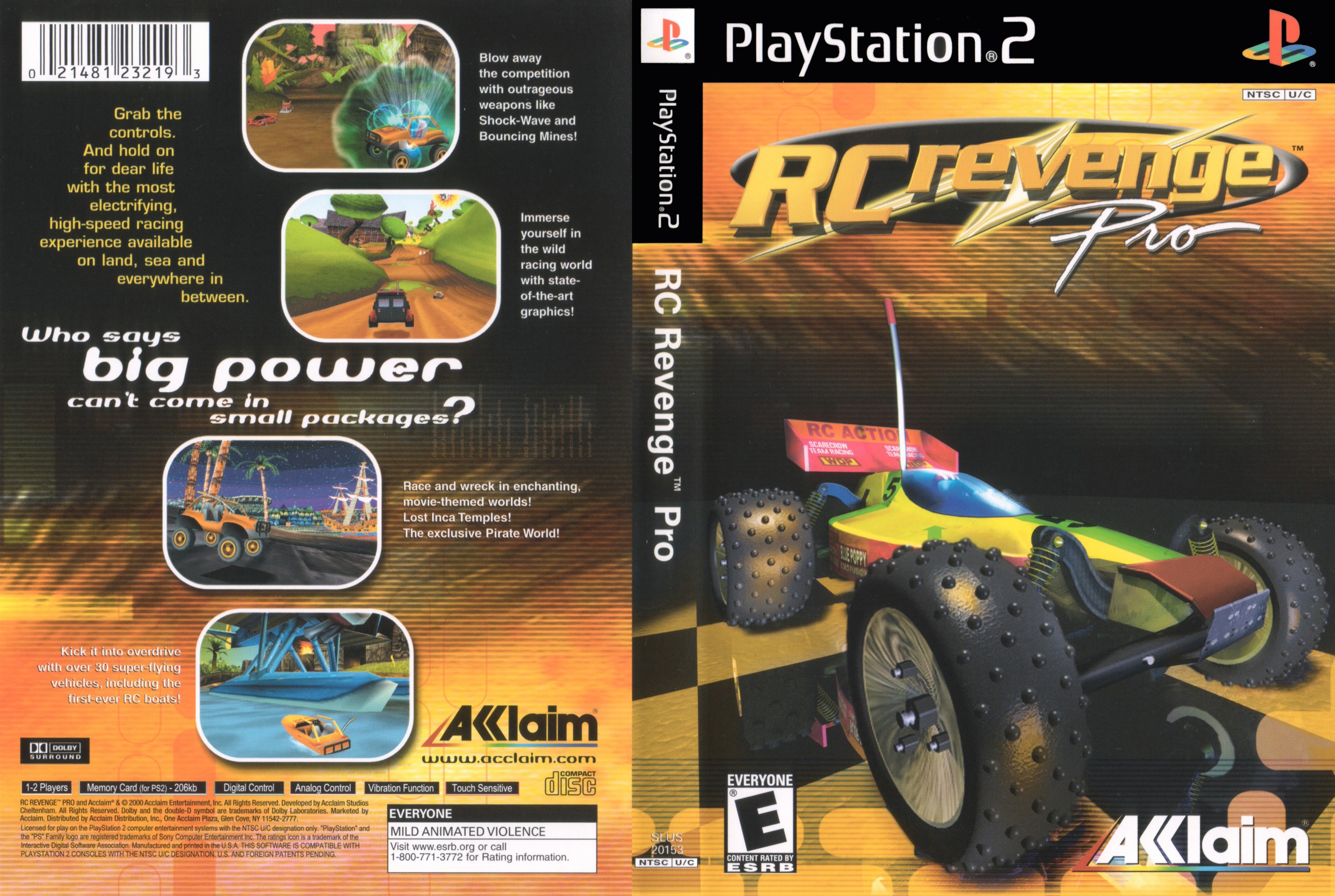 RC Revenge Pro PS2 cover