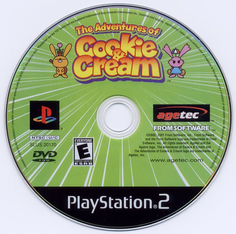 The adventures of Cookie & Cream PS2 cover