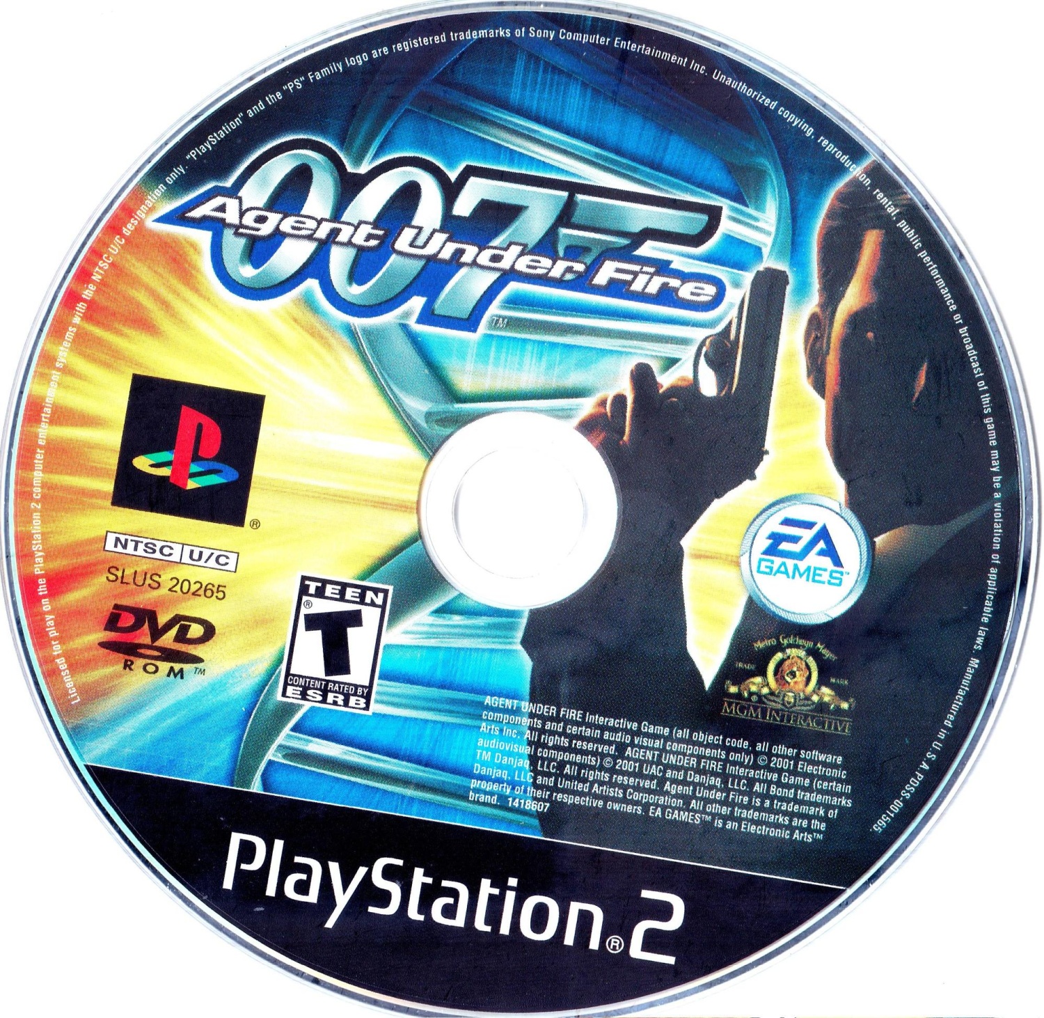 007 - Agent under fire PS2 cover
