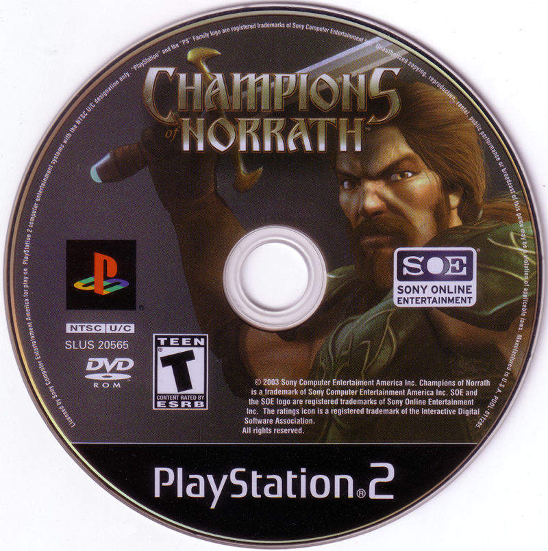 Champions of Norrath PS2 cover