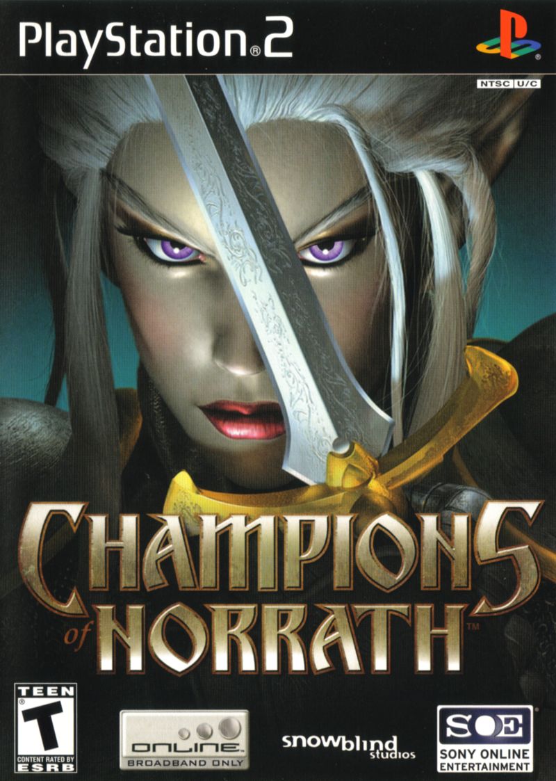 Champions of Norrath PS2 cover