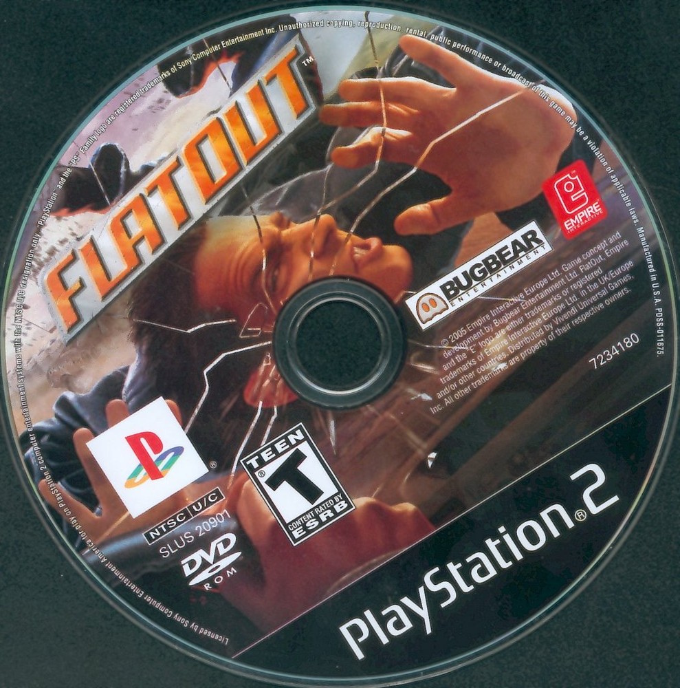 Flatout PSX cover