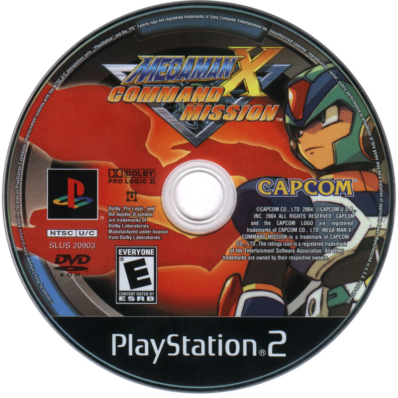 Megaman X Command Mission PS2 cover