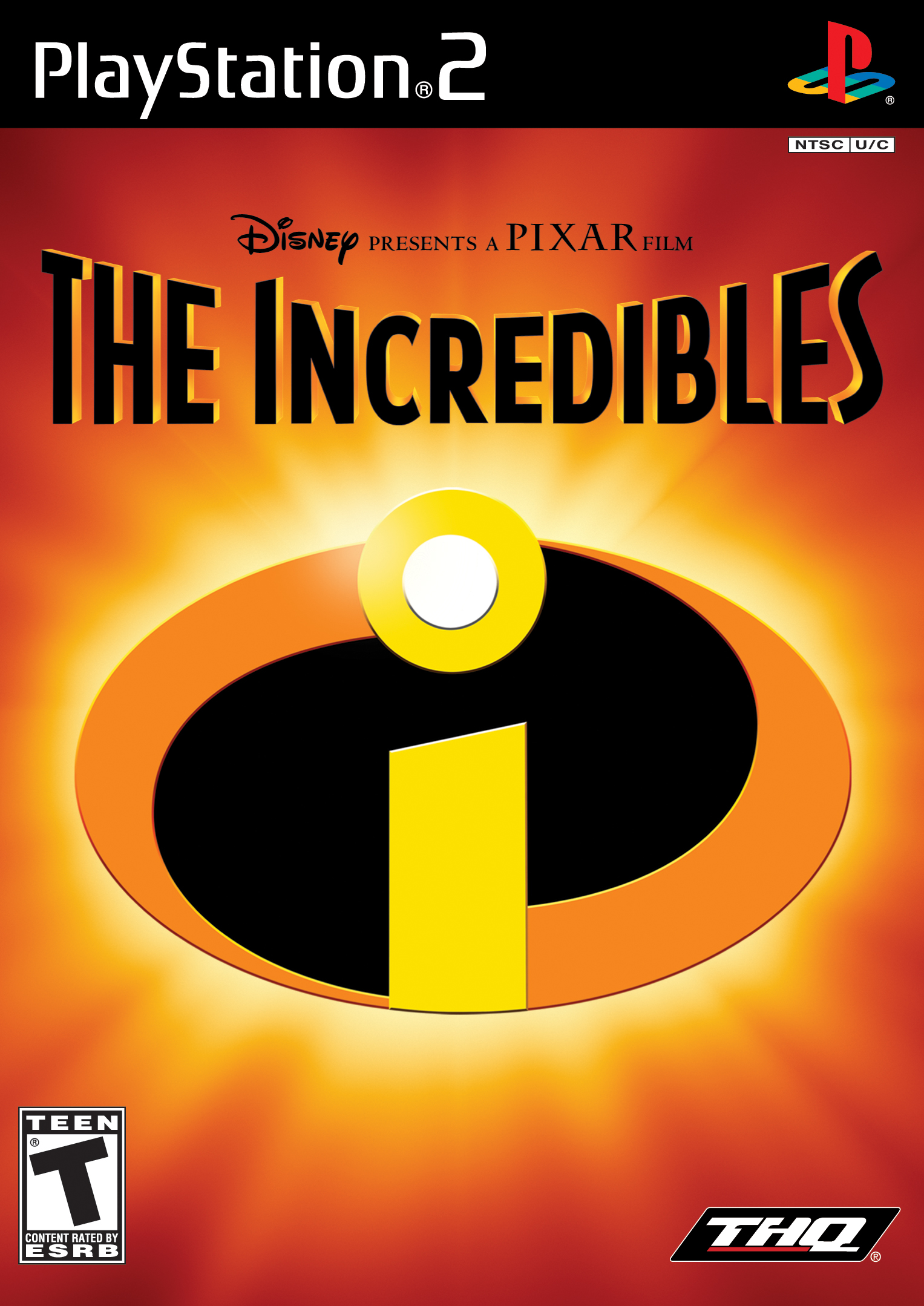Disney's Pixar - The Incredibles PSX cover