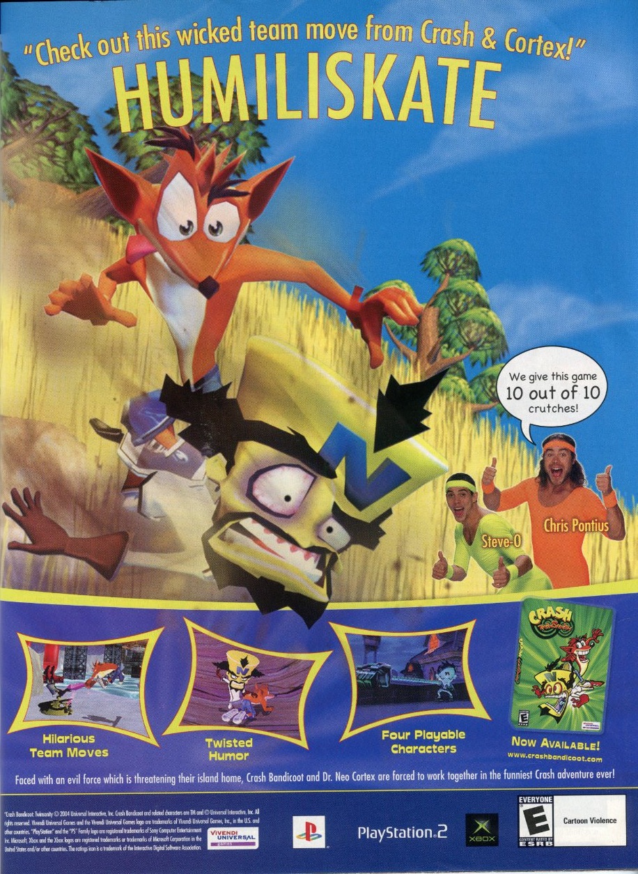 Crash Twinsanity PSX cover