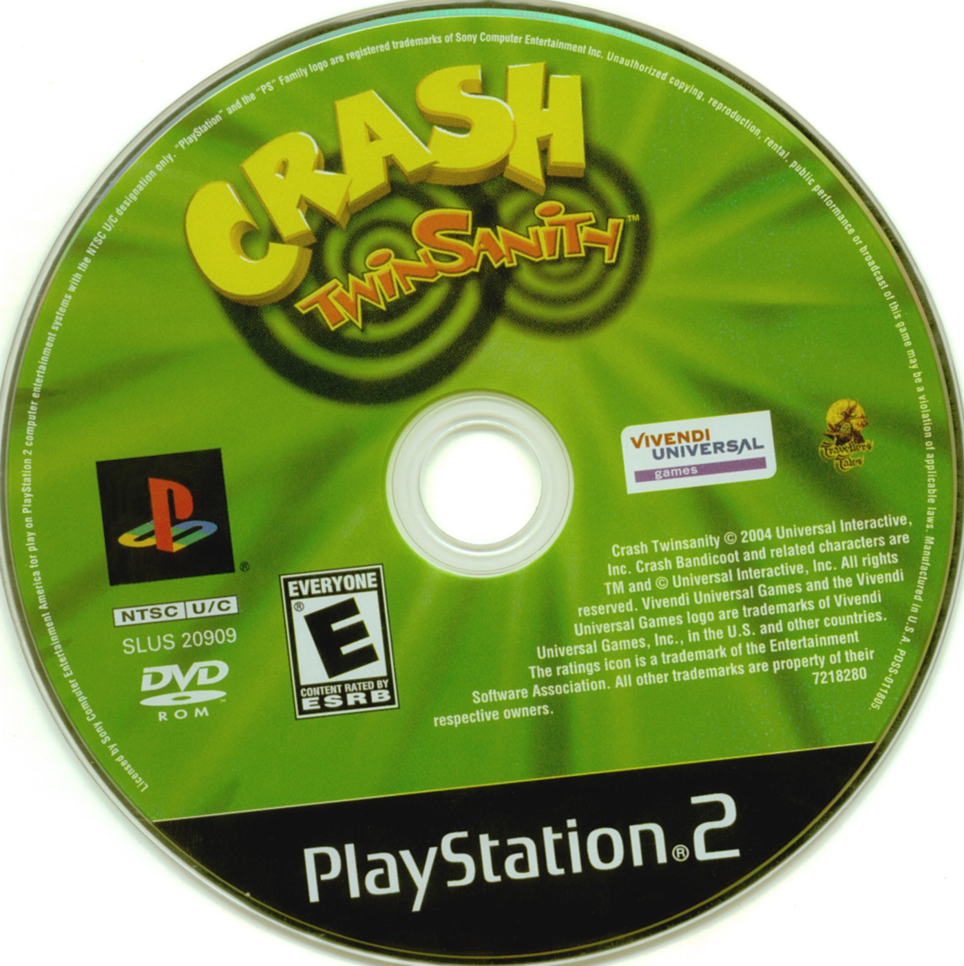 Crash Twinsanity PSX cover