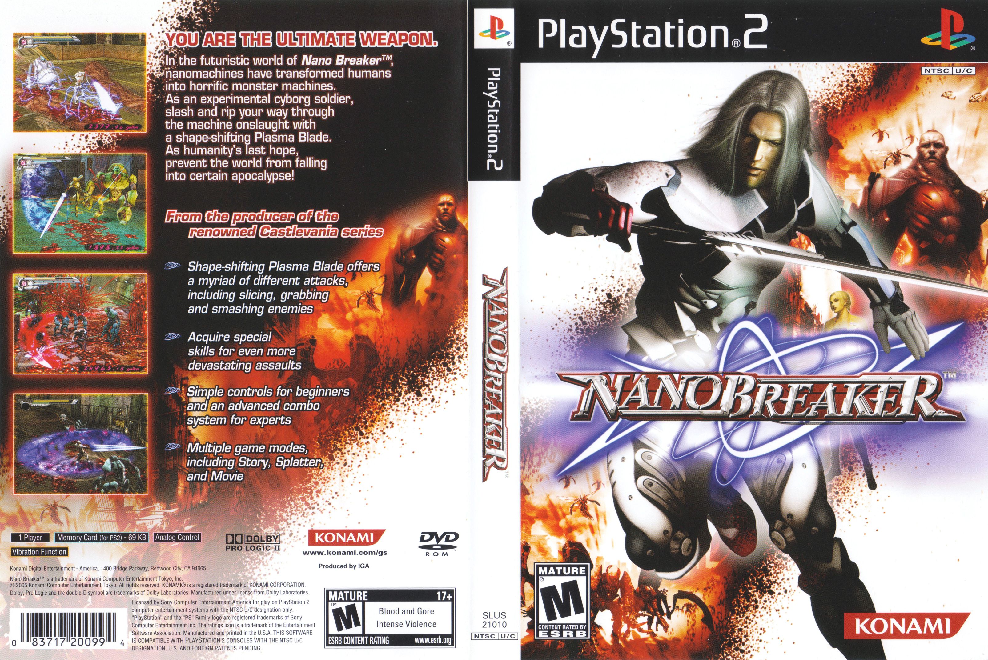 Nano Breaker PS2 cover