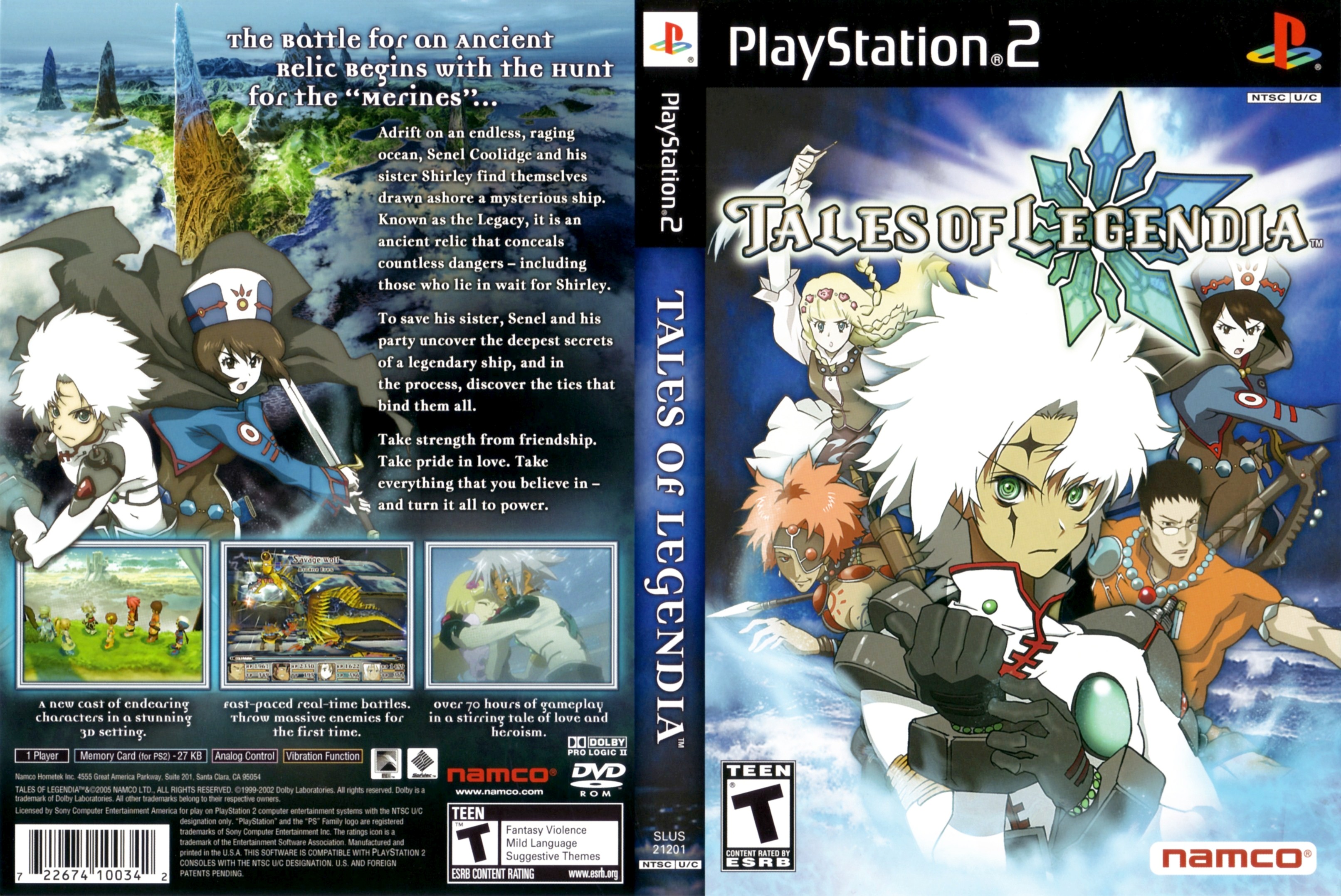 Tales of Legendia PSX cover