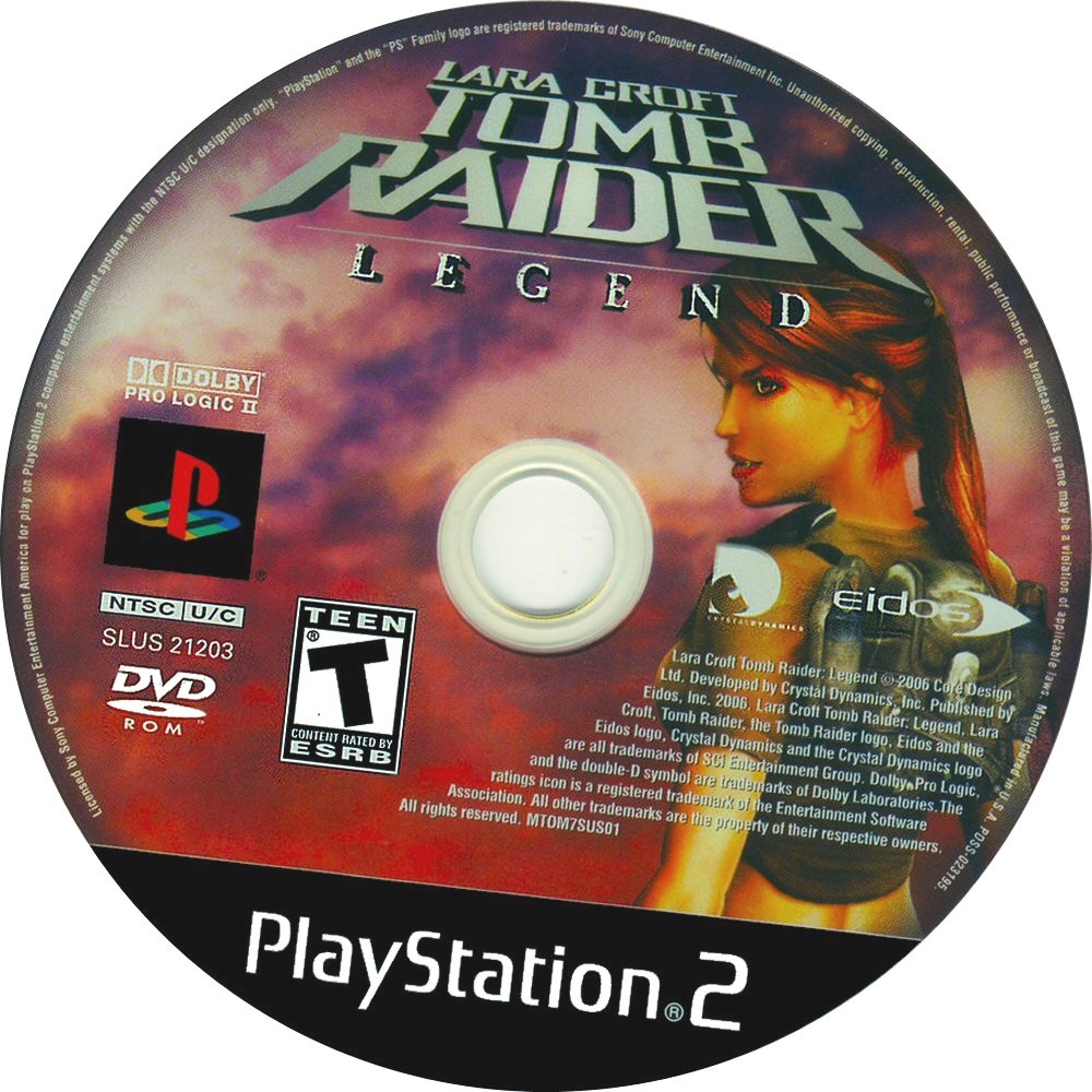 Lara Croft - Tomb Raider - Legend PSX cover