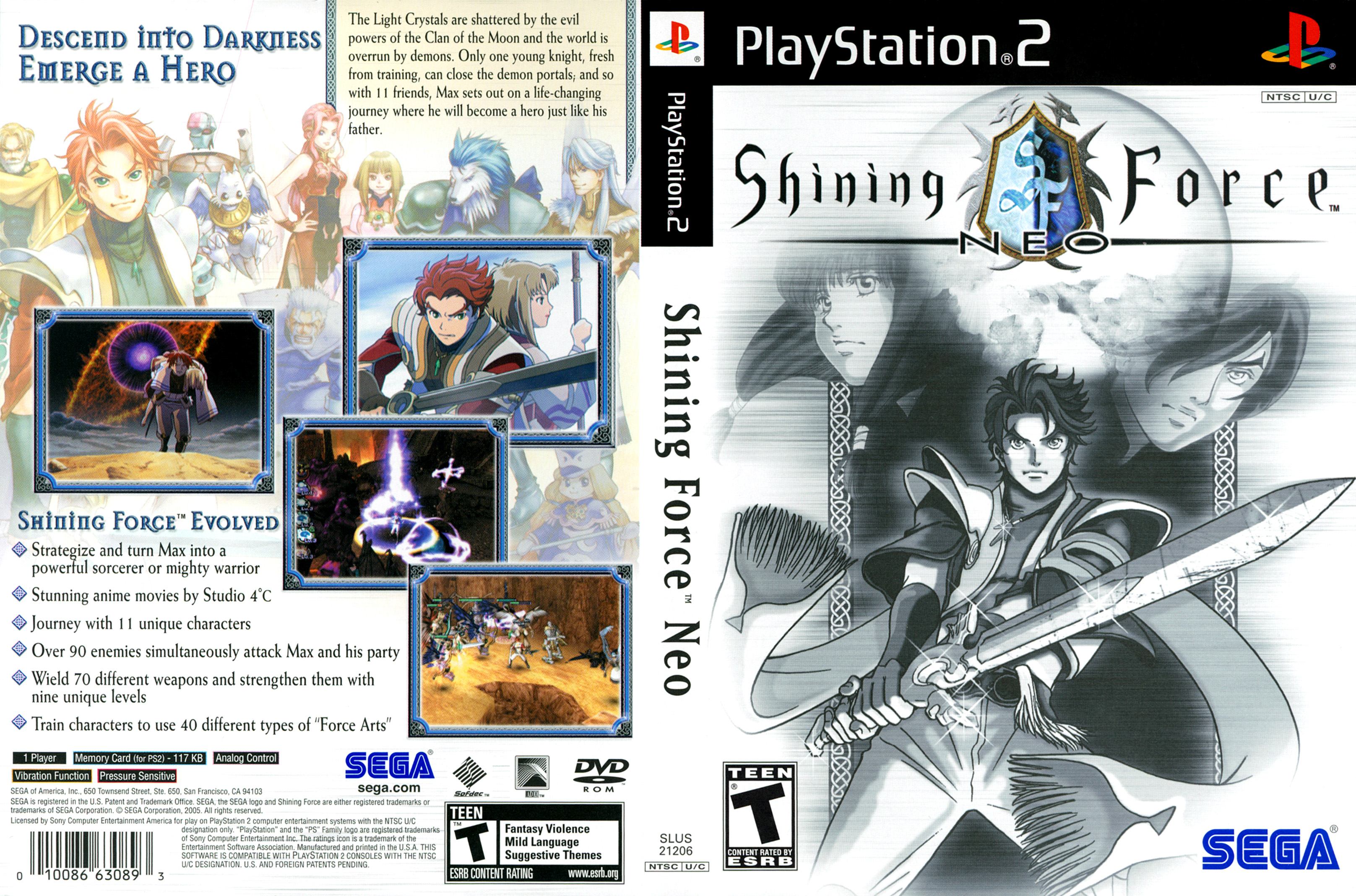 Shining Force Neo PSX cover
