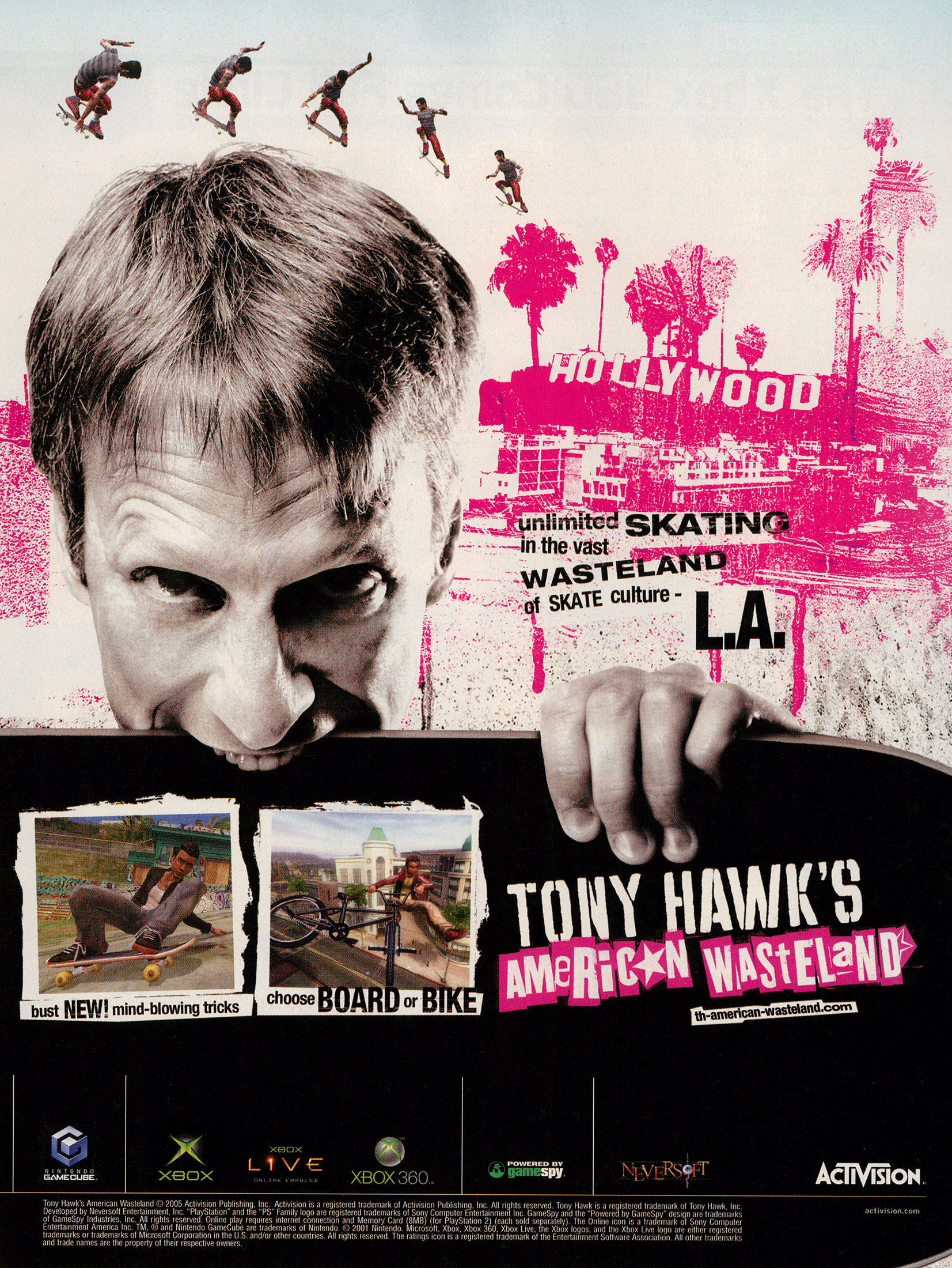Tony Hawk's - American Wasteland PS2 cover