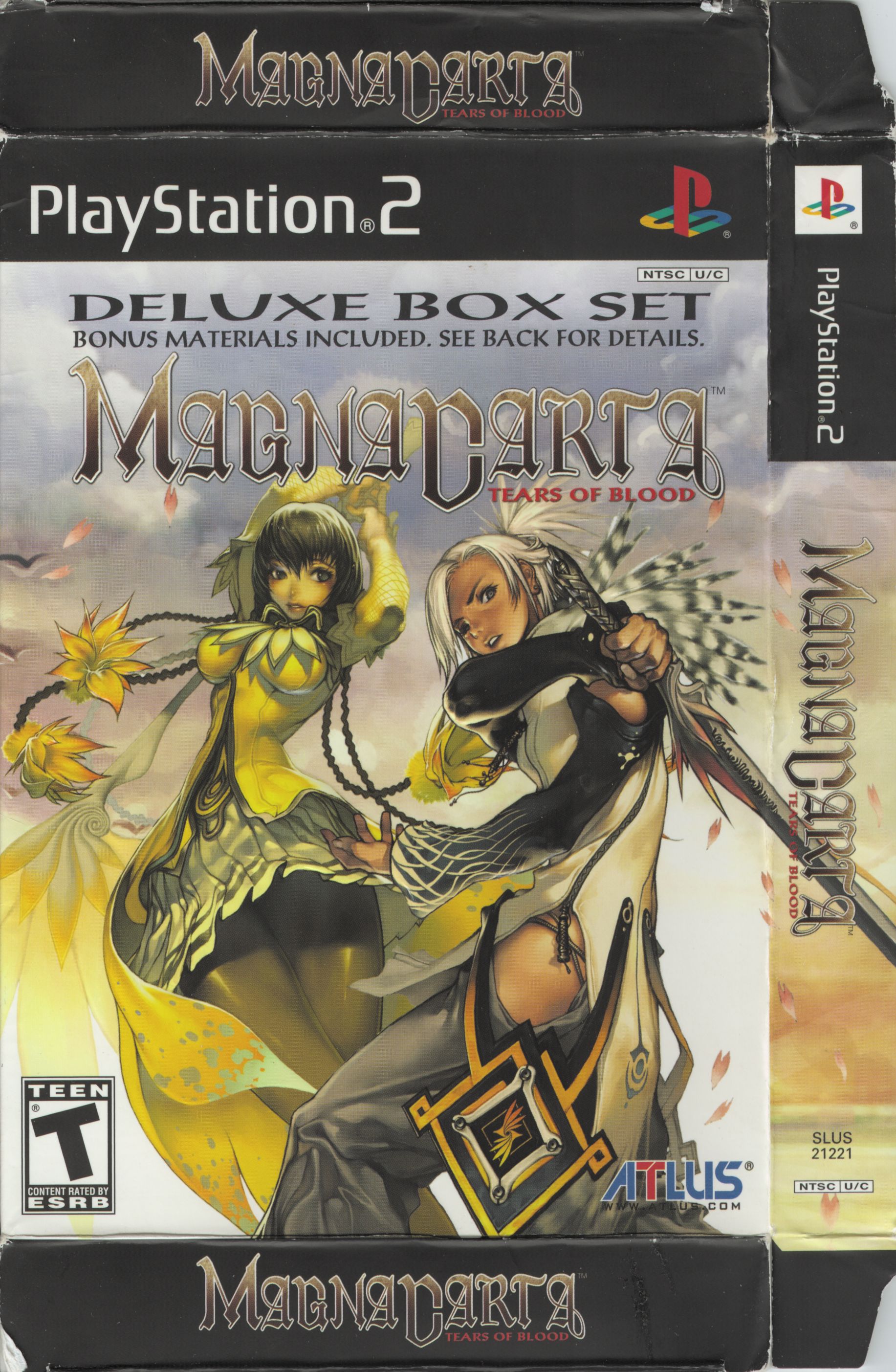 Magna Carta - Tears of Blood PS2 cover