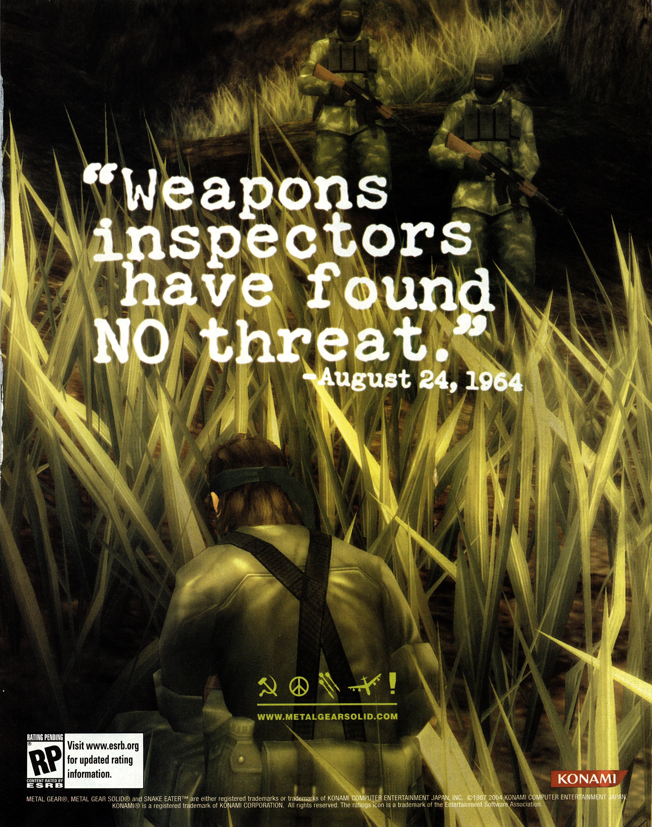 Metal Gear Solid 3 - Subsistence PS2 cover