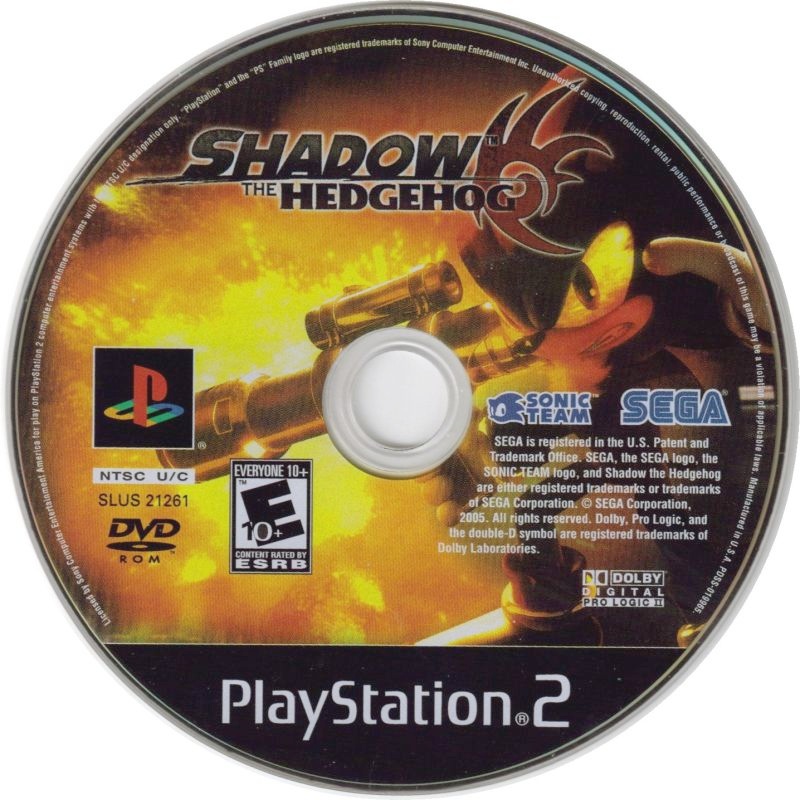 Shadow the Hedgehog PS2 cover
