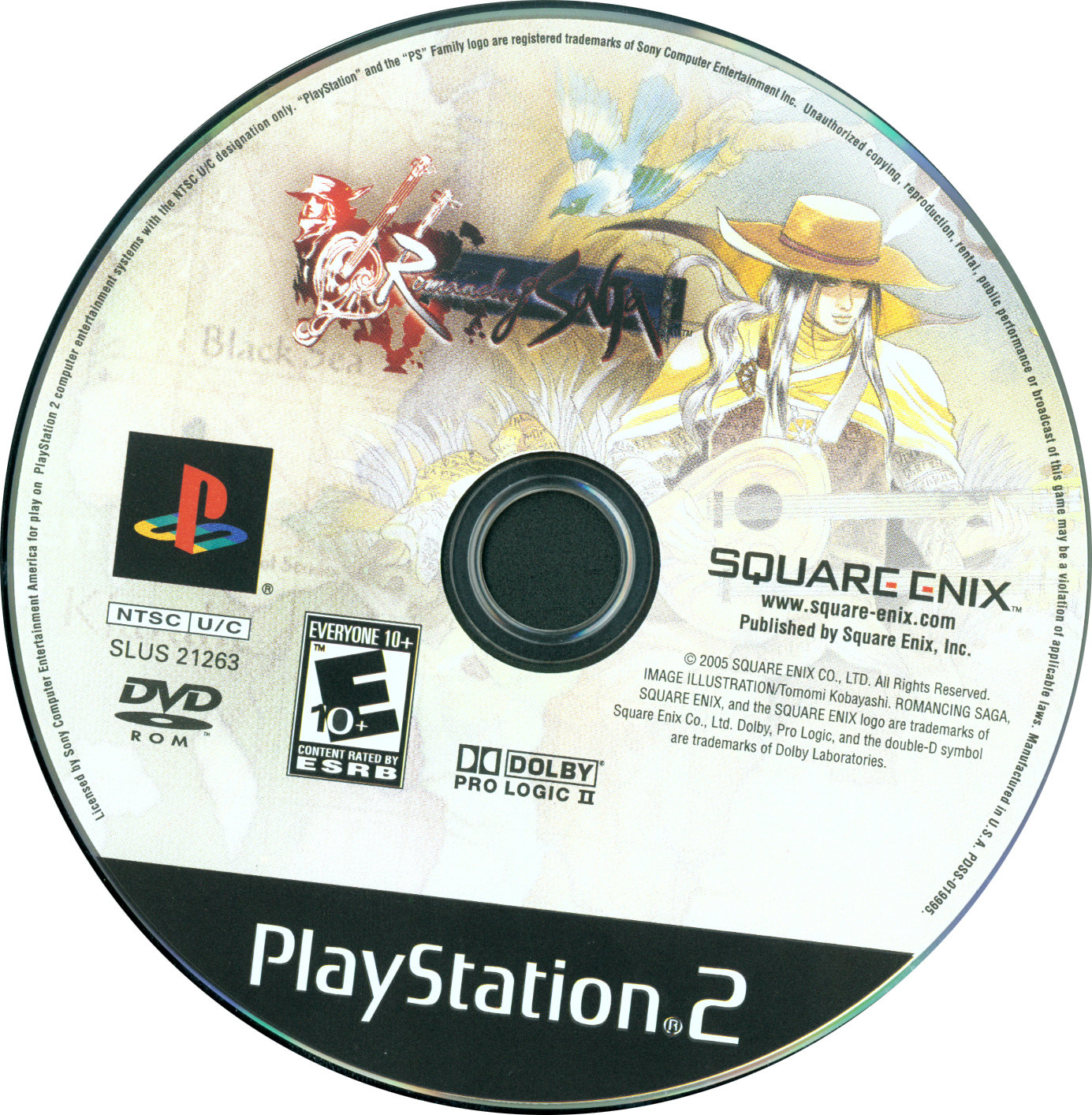 Romancing Saga PS2 cover