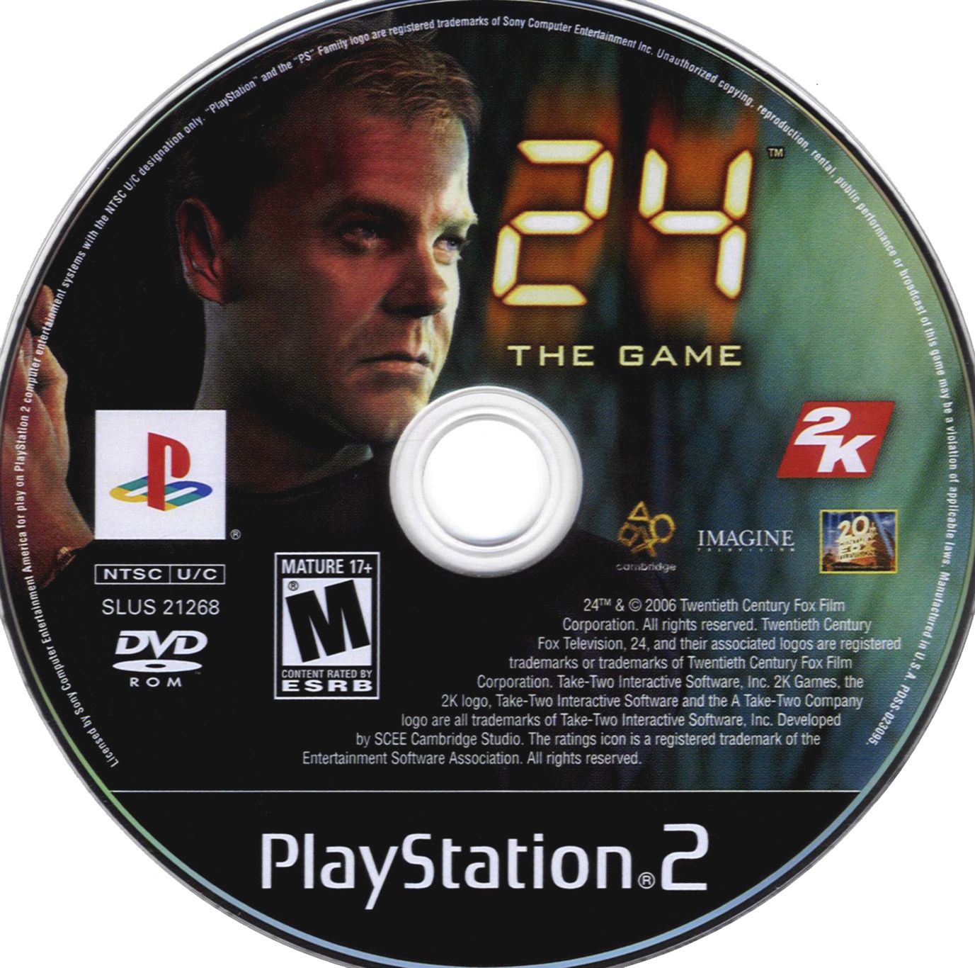 24 - The Game PSX cover