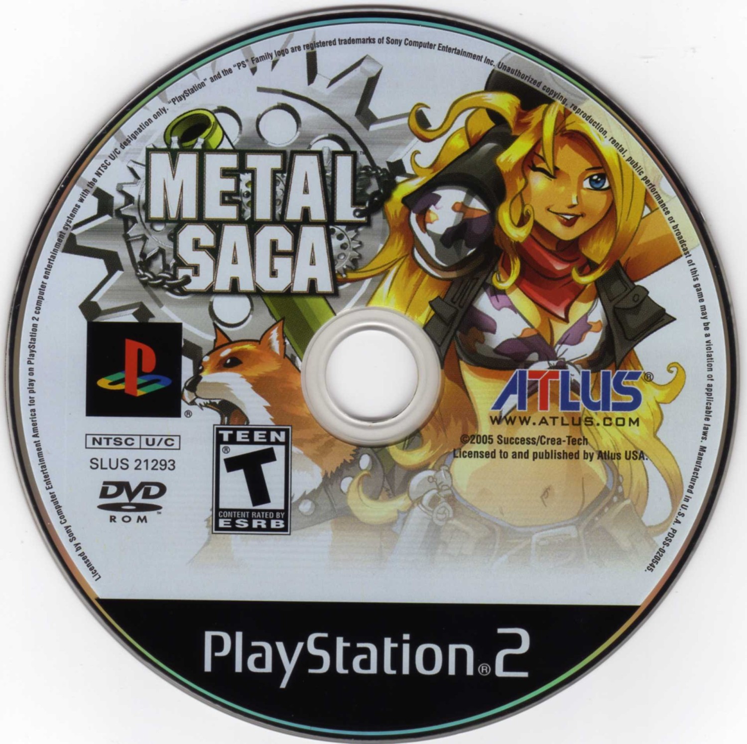 Metal Saga PS2 cover