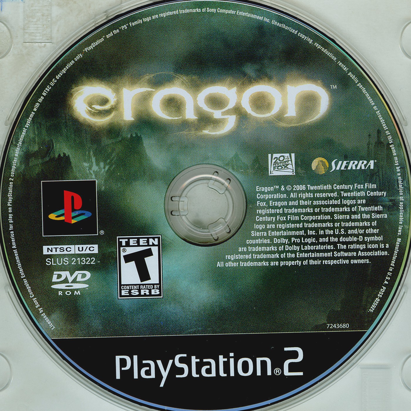 Eragon PSX cover