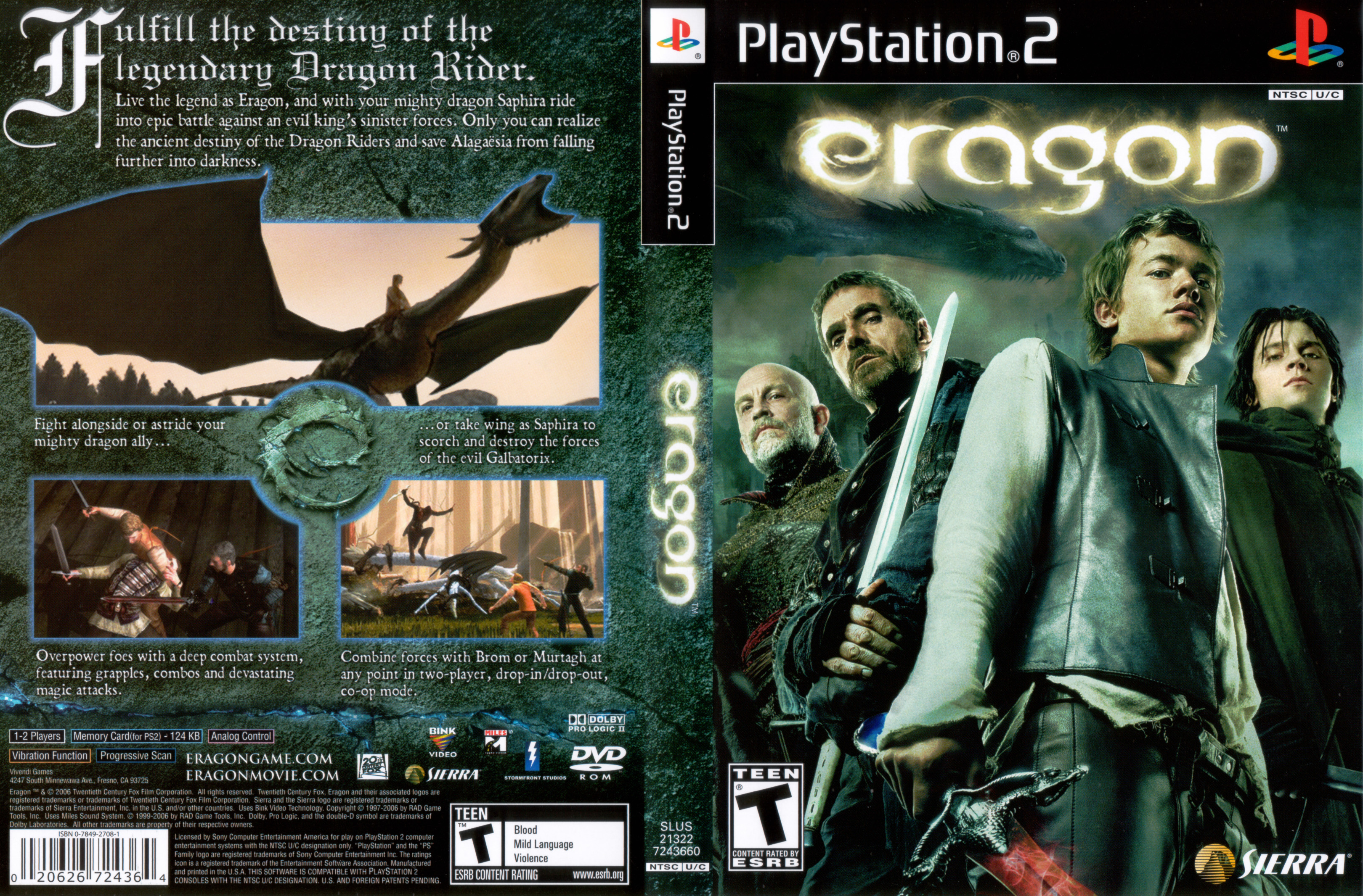 Eragon PSX cover