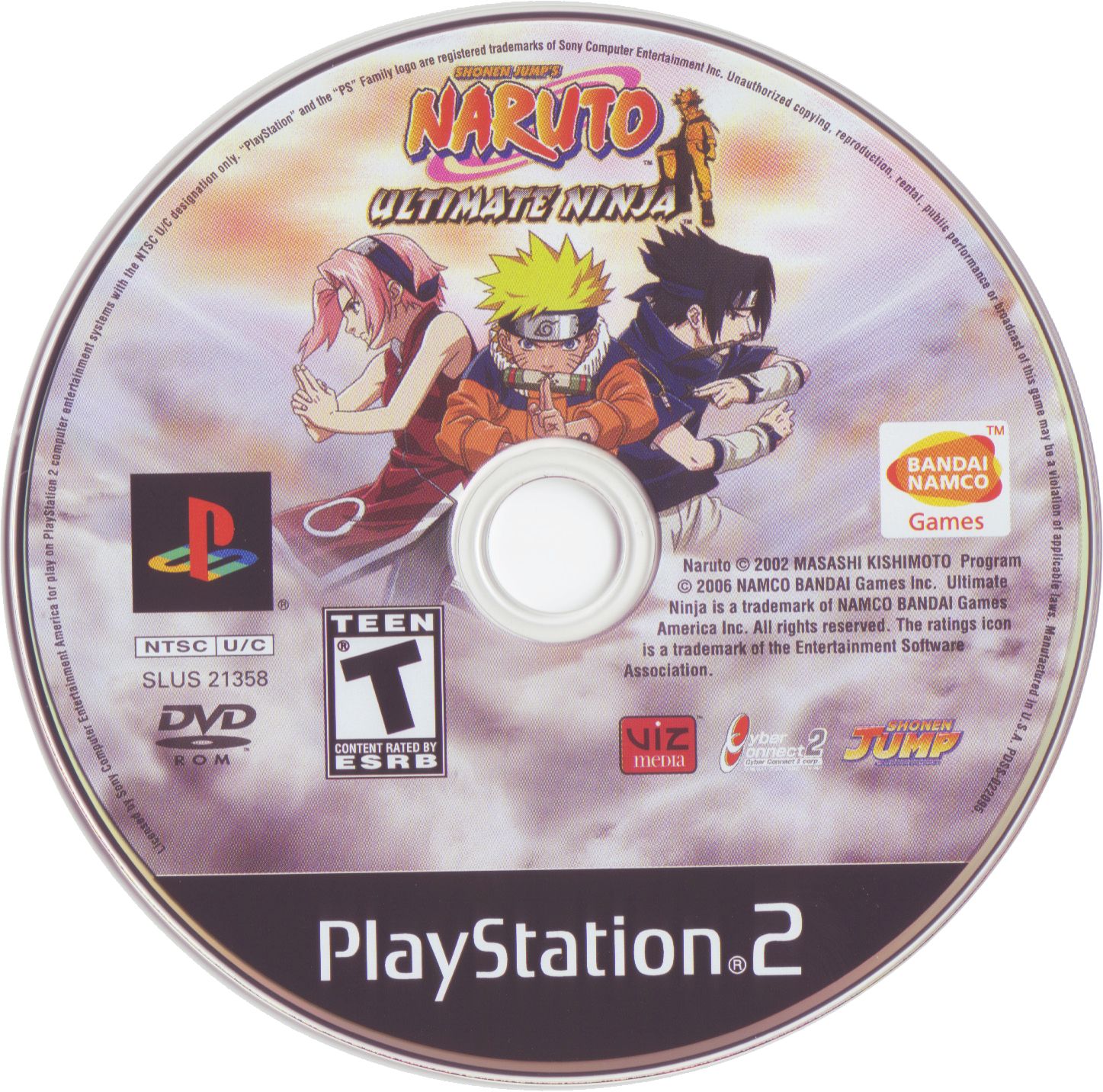 Naruto - Ultimate Ninja PS2 cover