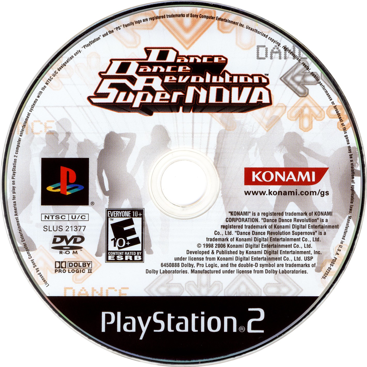 Dance Dance Revolution SuperNOVA PSX cover