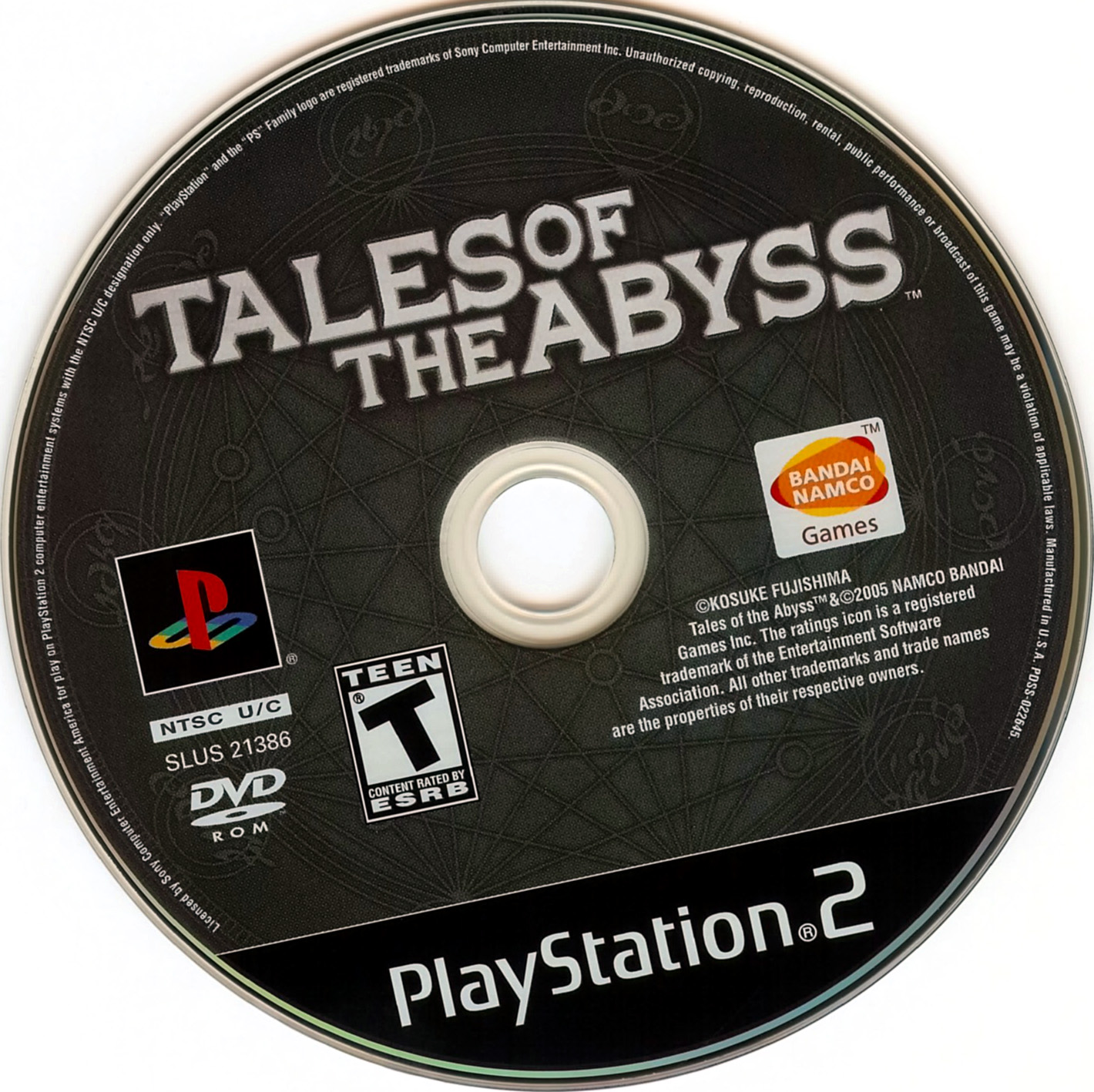 Tales of the Abyss PSX cover