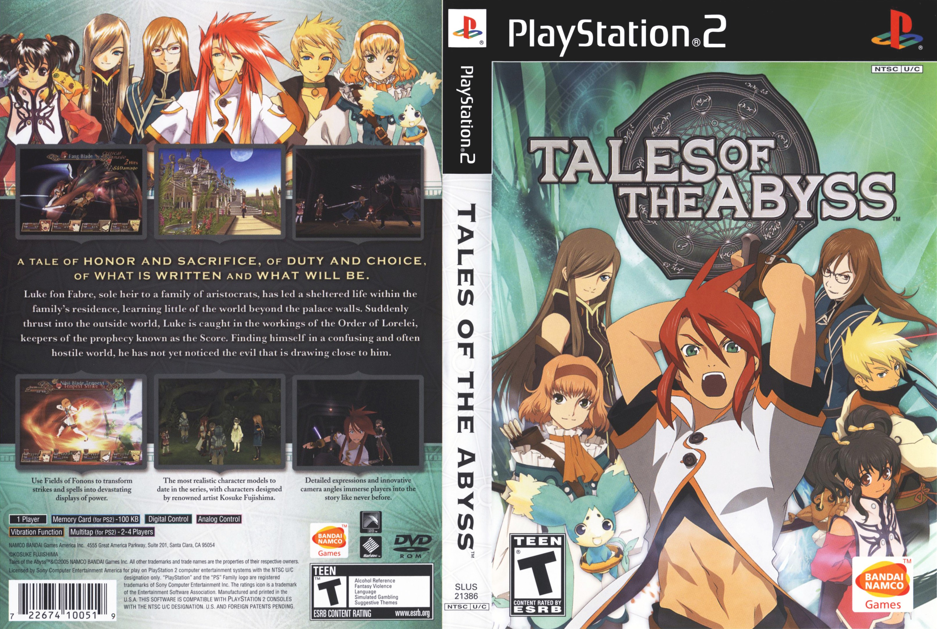 Tales of the Abyss PSX cover