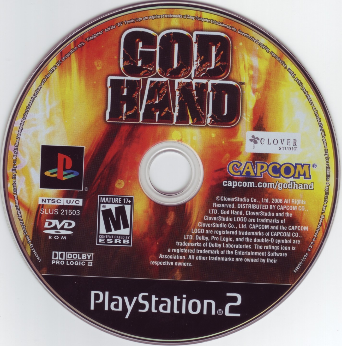 God Hand PS2 cover