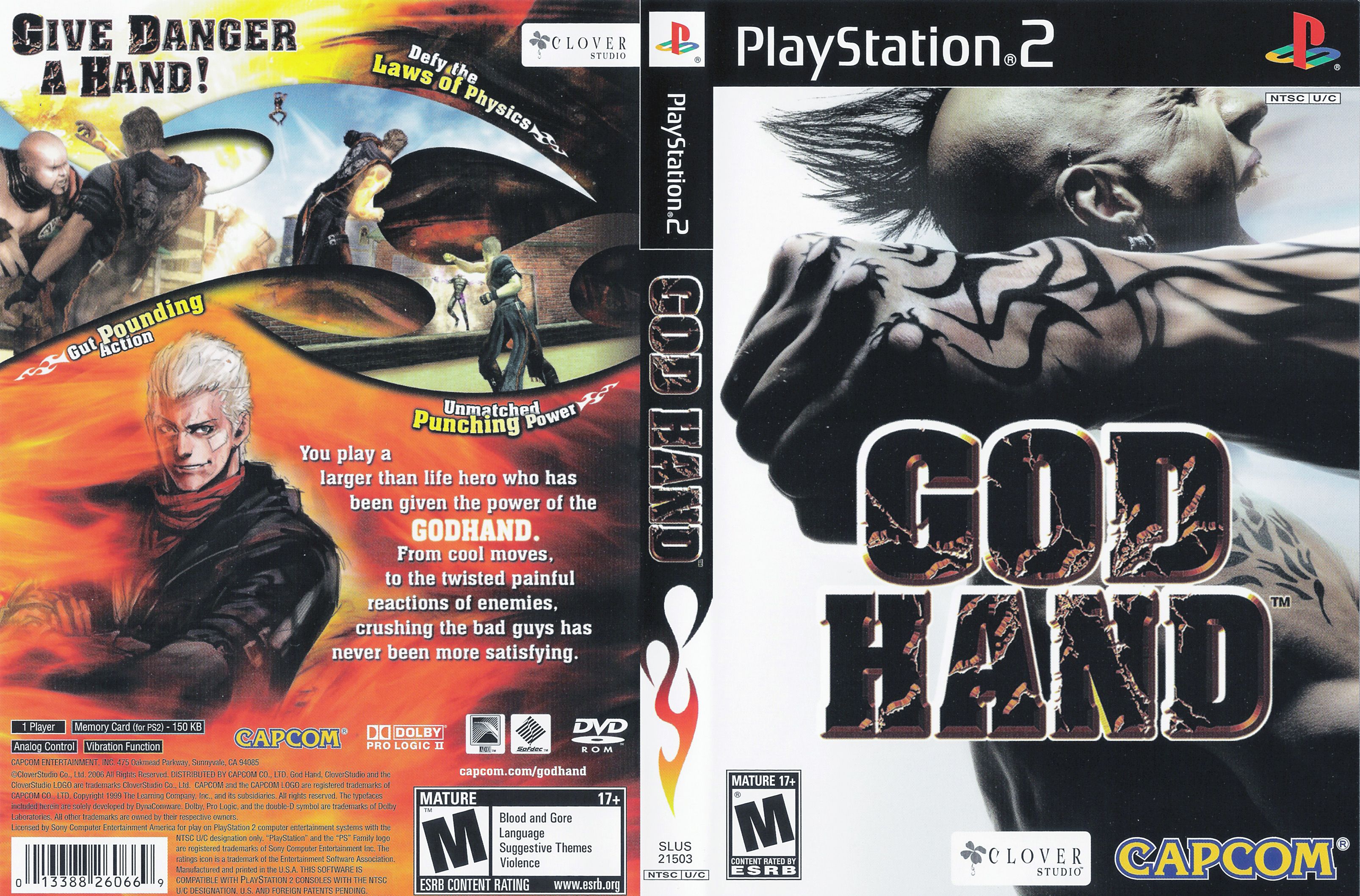 God Hand PS2 cover