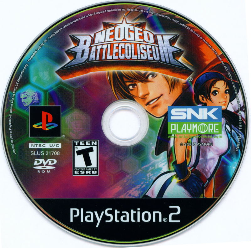Neo Geo Battle Coliseum PS2 cover